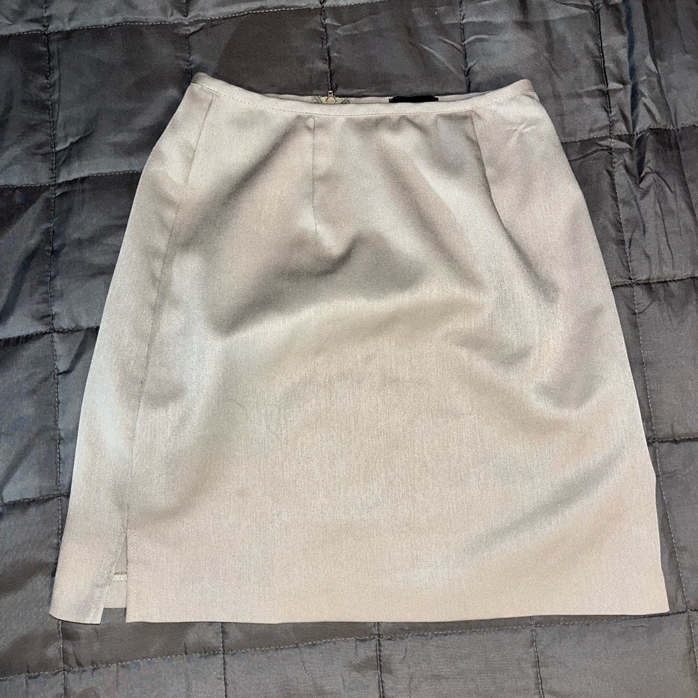 Khaki mini skirt